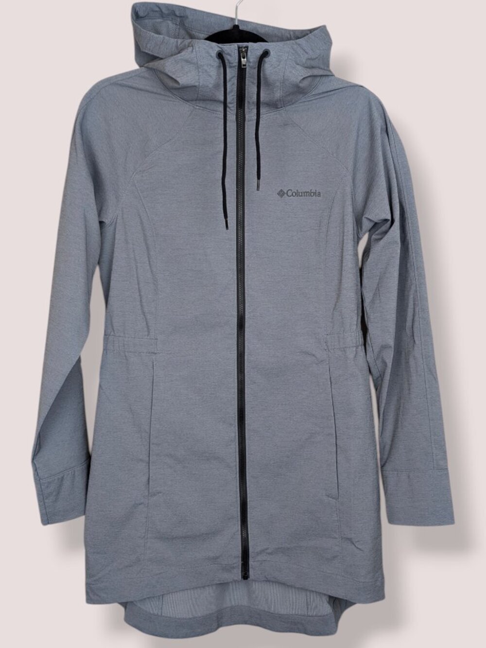 Columbia Long Grey Soft Shell Jacket - Picture 6 of 9